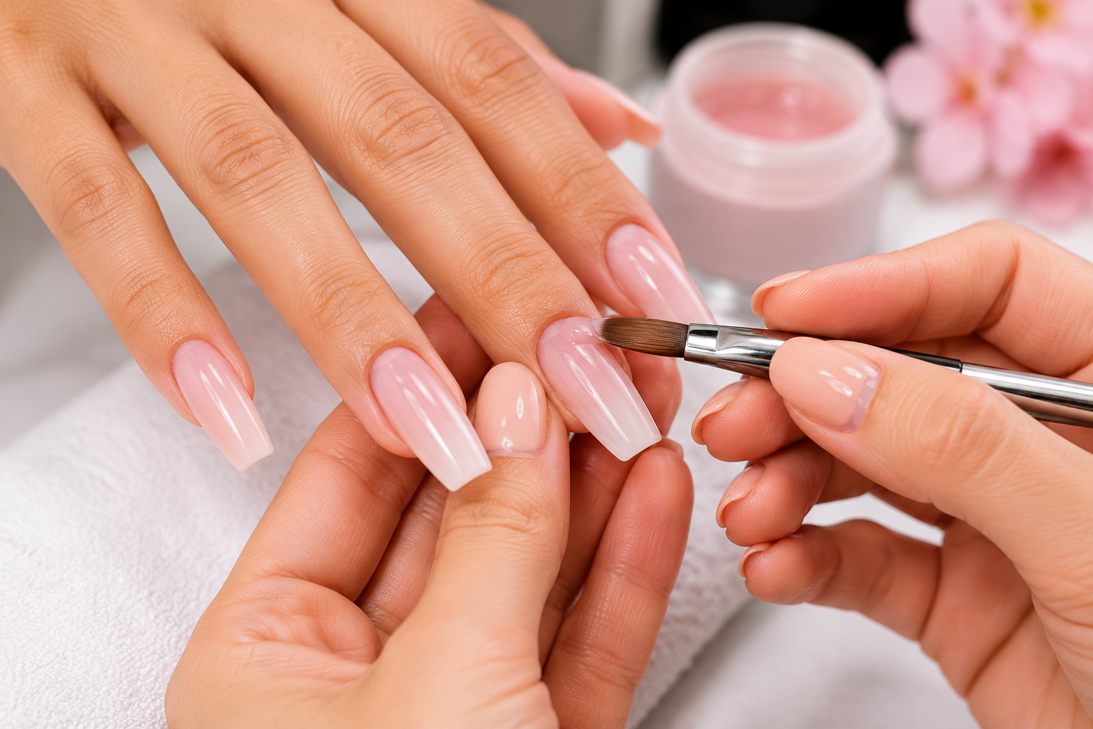 Nail fill-in service